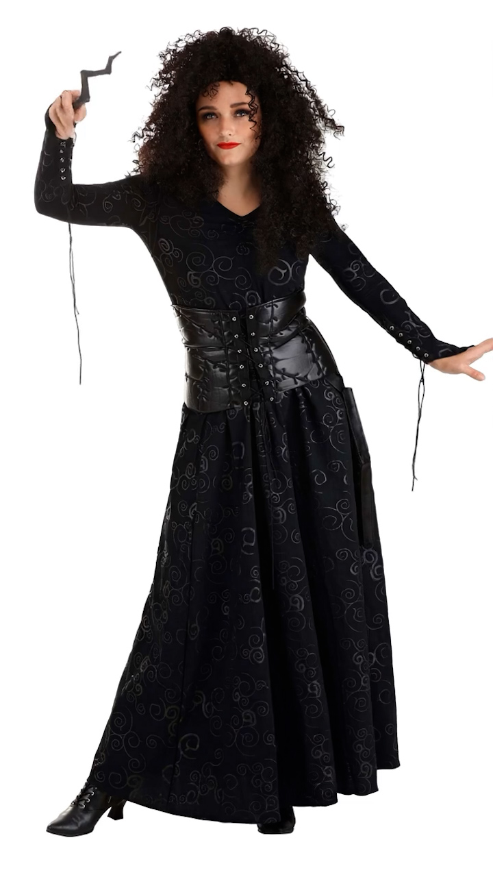 FUN1449AD Ai Women's Deluxe Harry Potter Bellatrix Costume